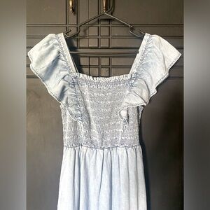 Small GAP denim maxi dress